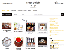 Tablet Screenshot of greendelightshop.com